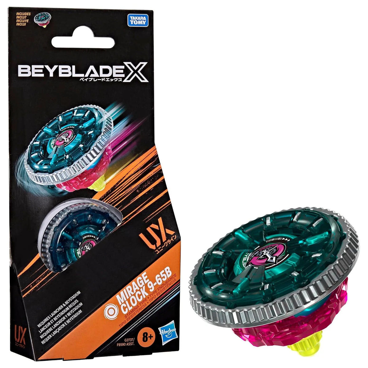Beyblade X Mirage Clock 9-65B UX Booster Pack