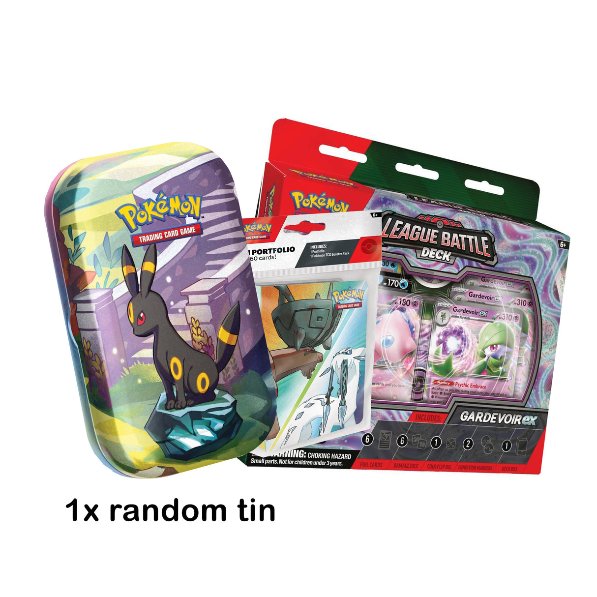 Pokémon TCG: Prismatic Evolutions Tin Bundle (Gardevoir EX)