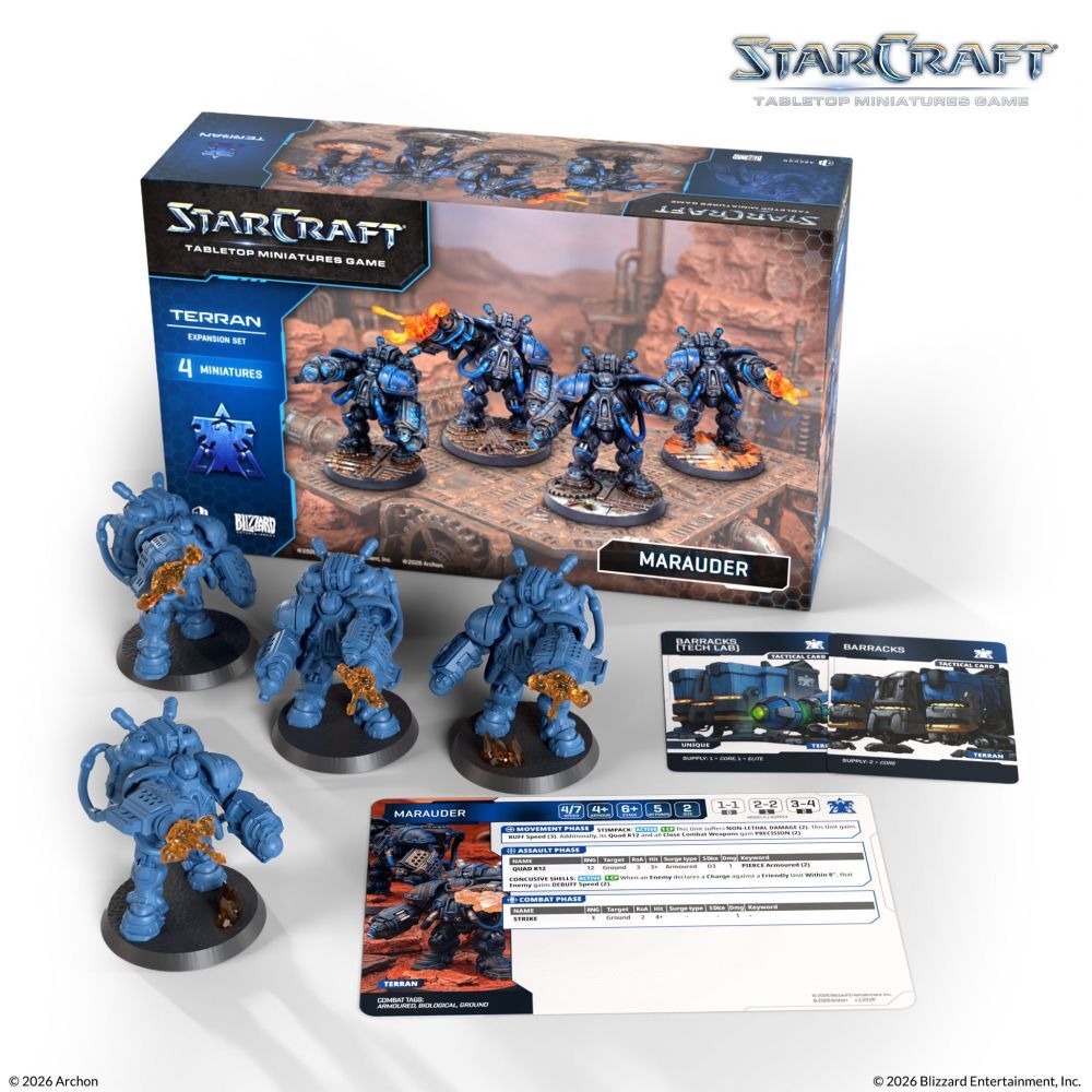 Starcraft Miniatures Game: Terran - Marauder - Expansion Set