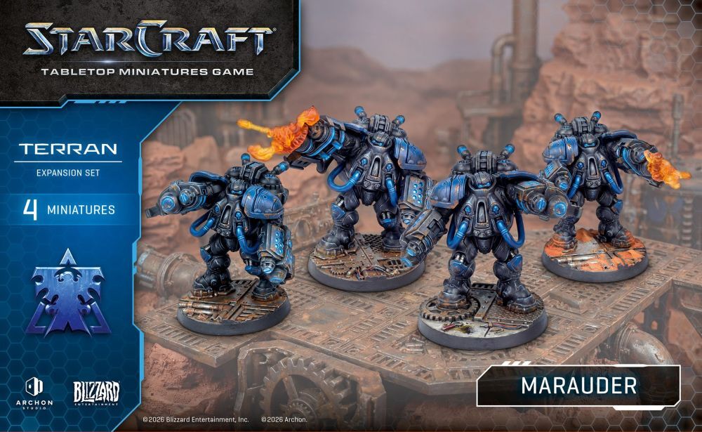 Starcraft Miniatures Game: Terran - Marauder - Expansion Set