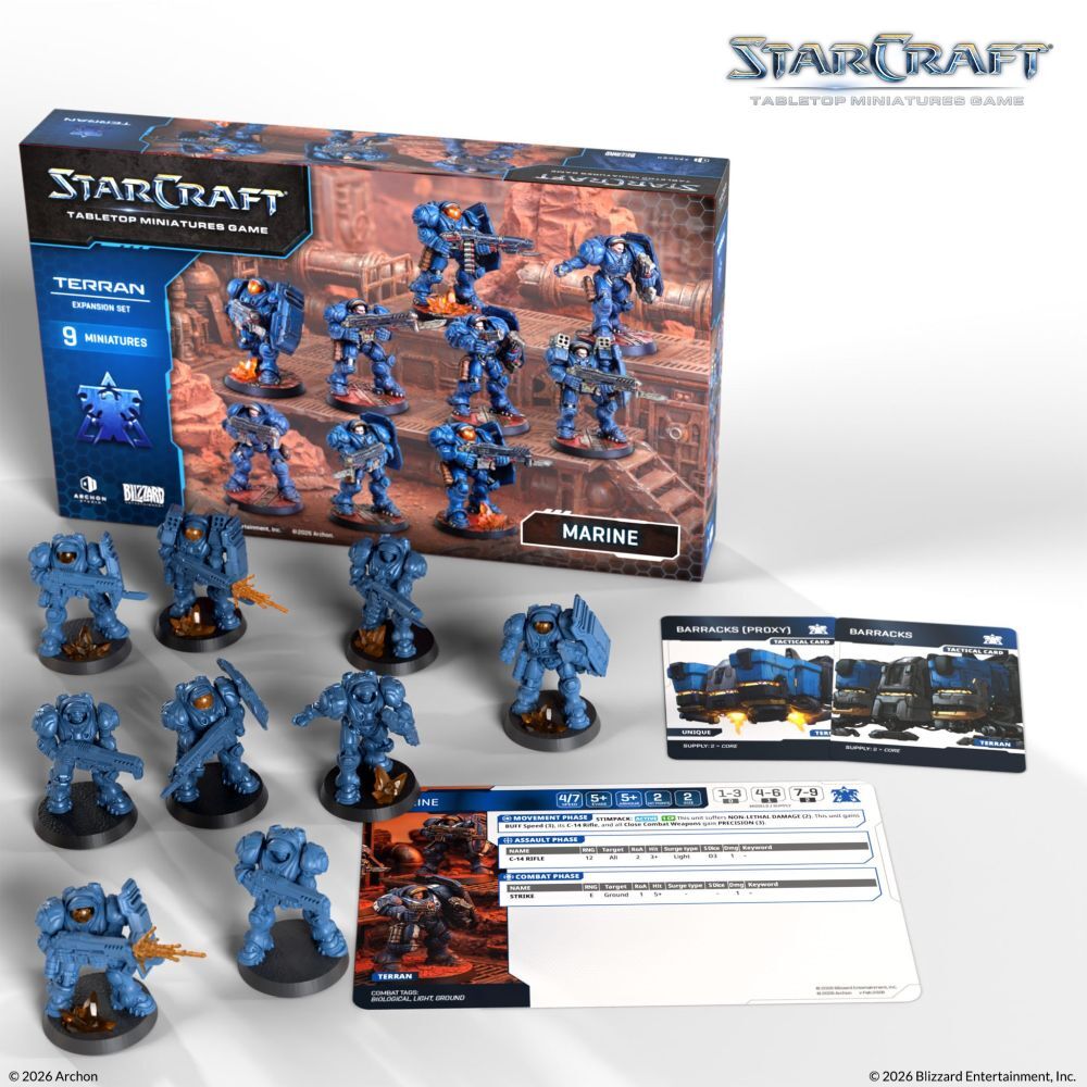 Starcraft Miniatures Game: Terran - Marine - Expansion Set