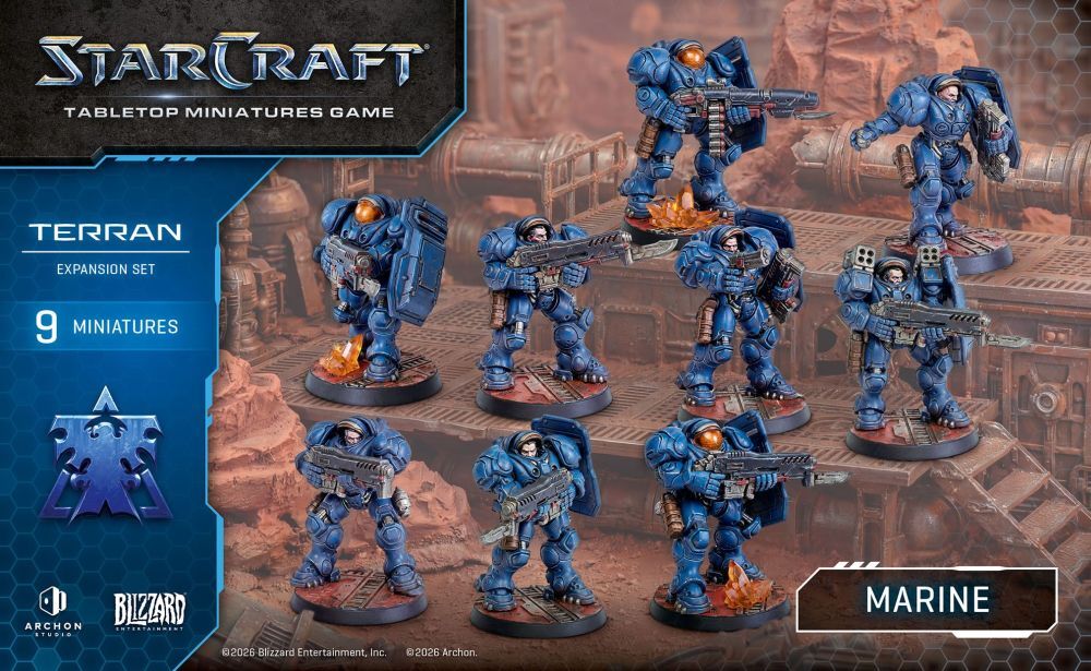 Starcraft Miniatures Game: Terran - Marine - Expansion Set