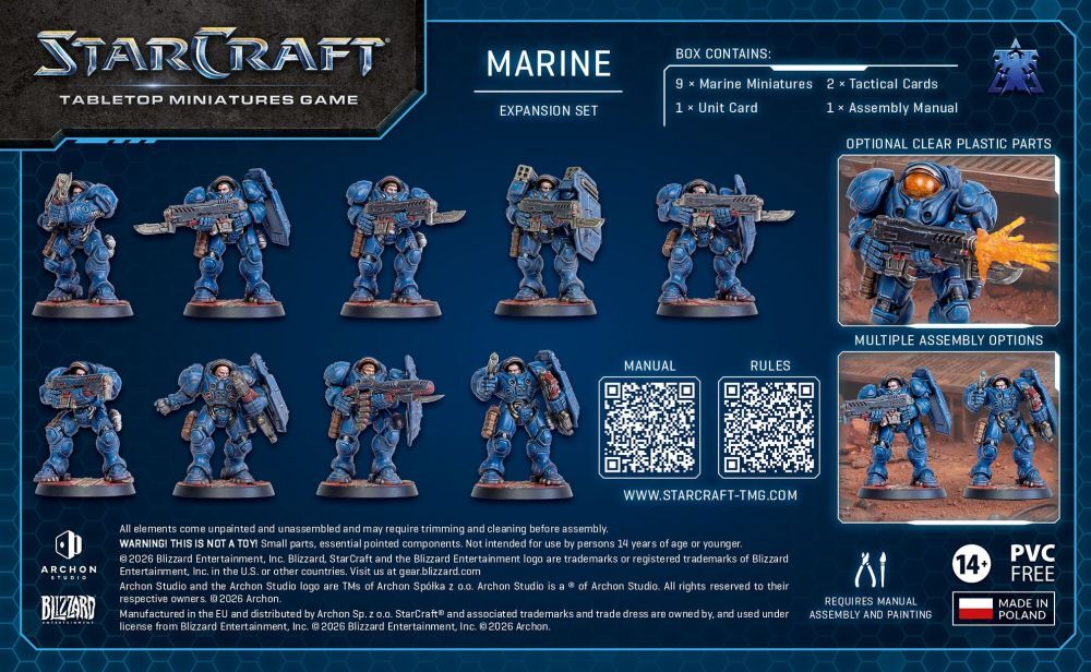 Starcraft Miniatures Game: Terran - Marine - Expansion Set