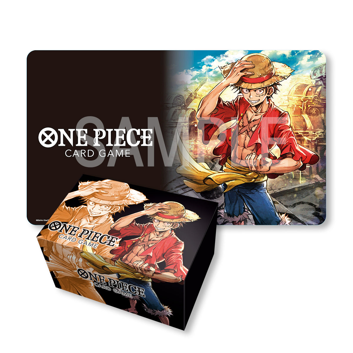 One Piece TCG: Playmat & Storage Box Set - Monkey D. Luffy