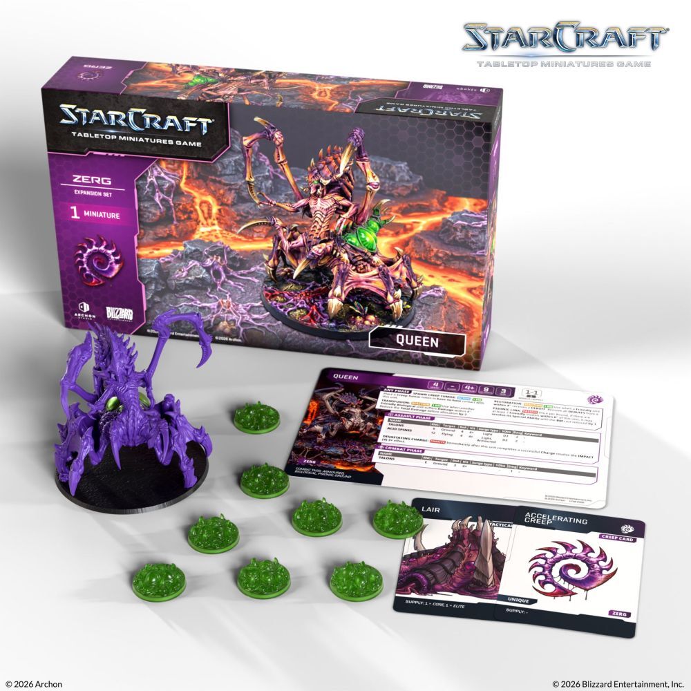 Starcraft Miniatures Game: Zerg - Queen - Expansion Set