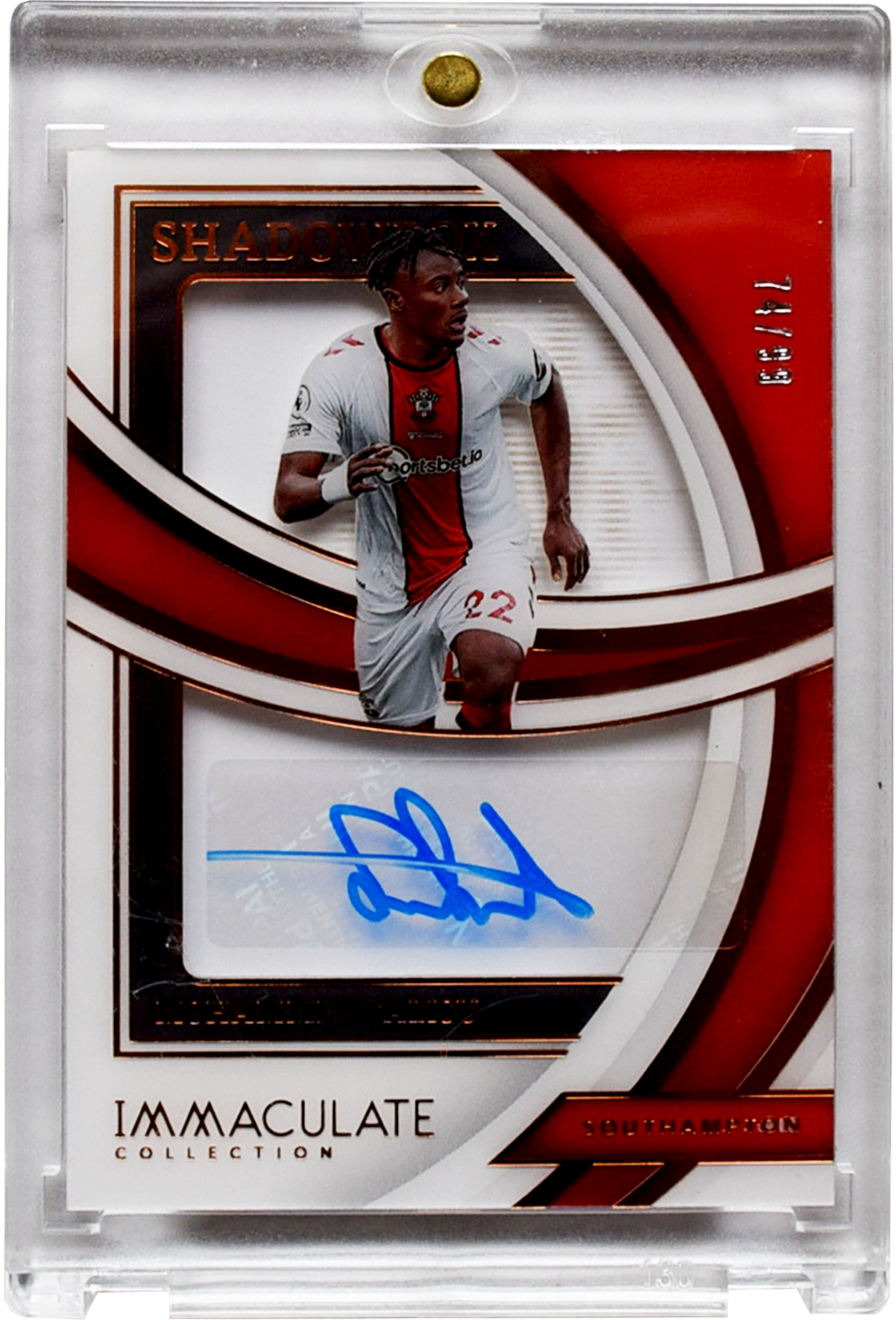 2022-23 汚れなき |モハメド サリス シャドーボックス シグネチャー アセテート オート ブロンズ 74/99