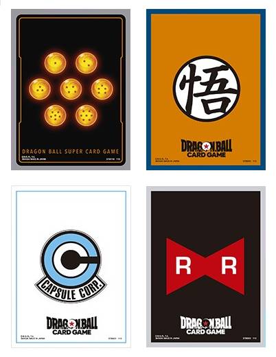 Dragon Ball Super Card Game Fusion World Official Card Sleeves (Set of 4)