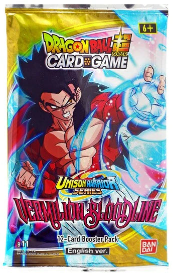 Dragon Ball Super Card Game UW2 Booster Display Vermilion Bloodline Second Edition