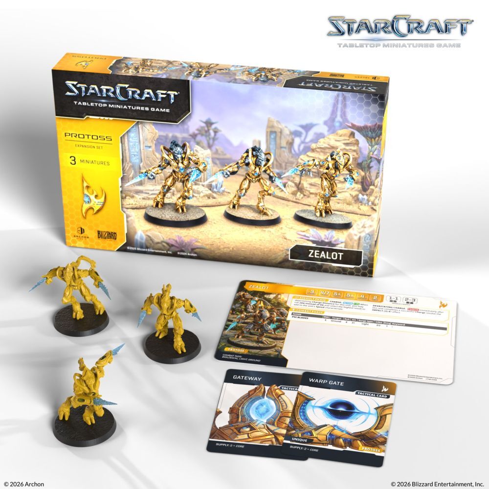 Starcraft Miniatures Game: Protoss - Zealot - Expansion Set