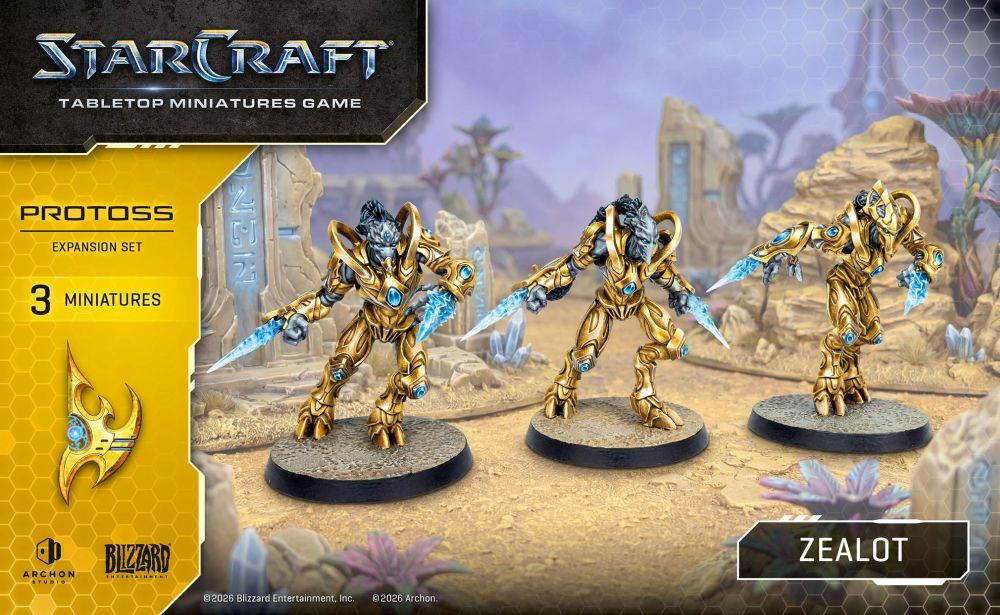 Starcraft Miniatures Game: Protoss - Zealot - Expansion Set