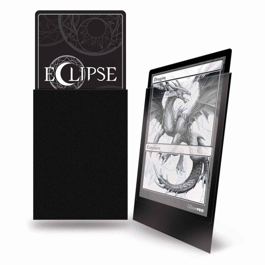 Standard Pelindung Dek Ultra Pro - Gerhana Hitam Matte 100ct