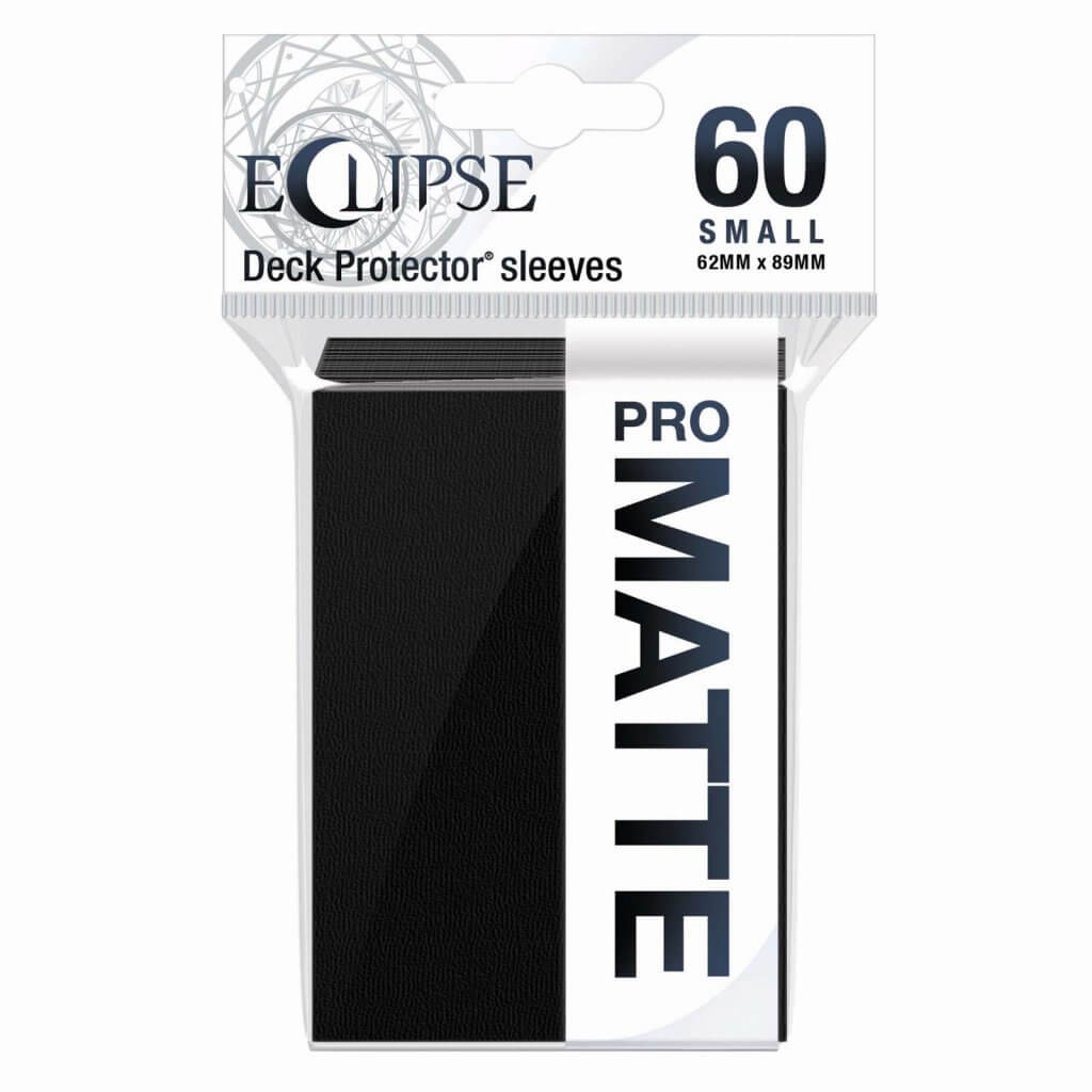 ULTRA PRO デッキプロテクター スモール - マット 60ct ブラック ECLIPSE