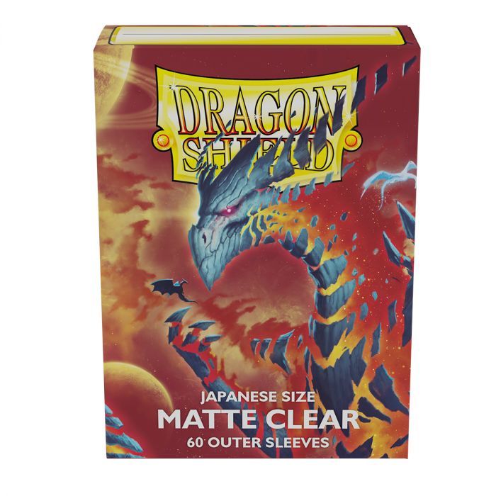 Dragon Shield Japanese Matte Clear Outer Sleeves (60 pack)