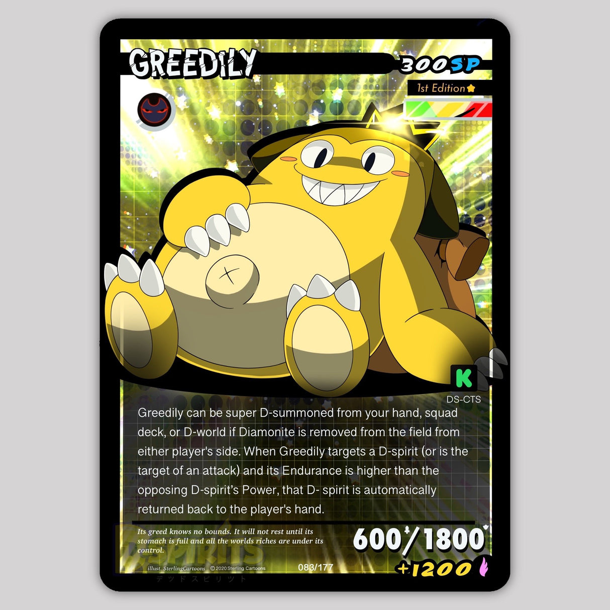 Greedily (Holo) - D-Spirits - DS-CTS