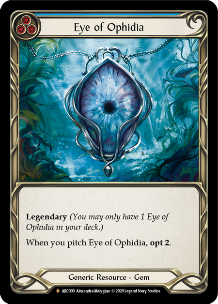 Eye of Ophidia - Fabled - Arcane Rising Unlimited (Rainbow Foil)