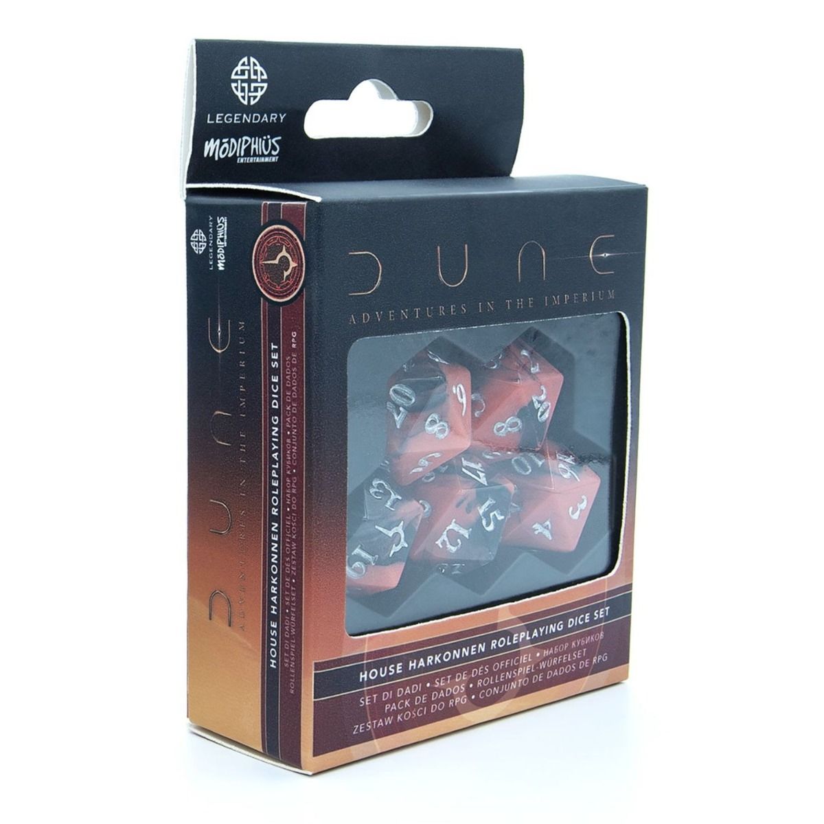 Dune RPG Dice Set: Harkonnen