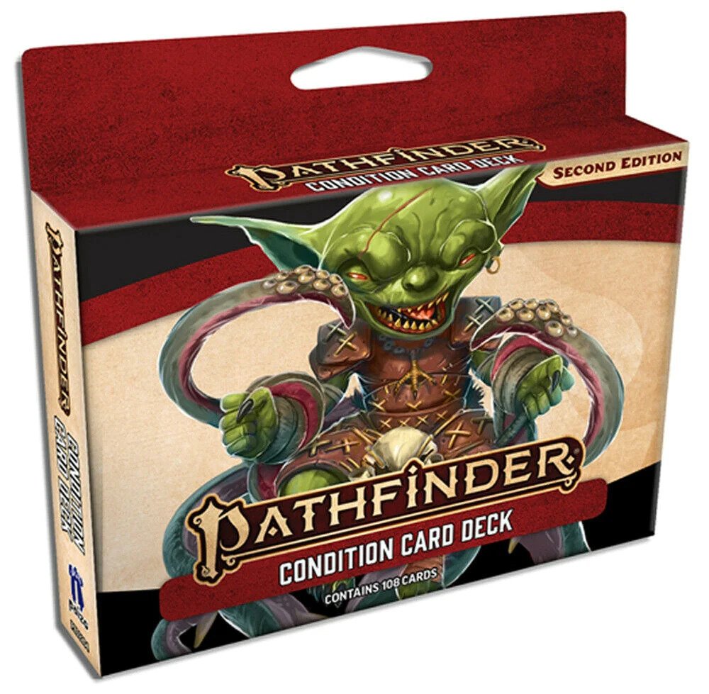 Pathfinder Second Edition Condition Card Deck