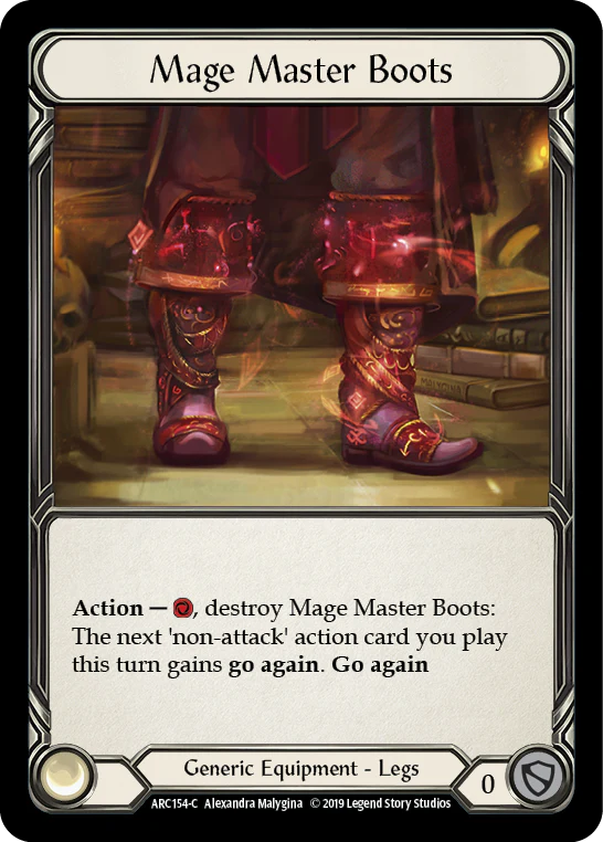 Mage Master Boots - Cold Foil - ARC154-C