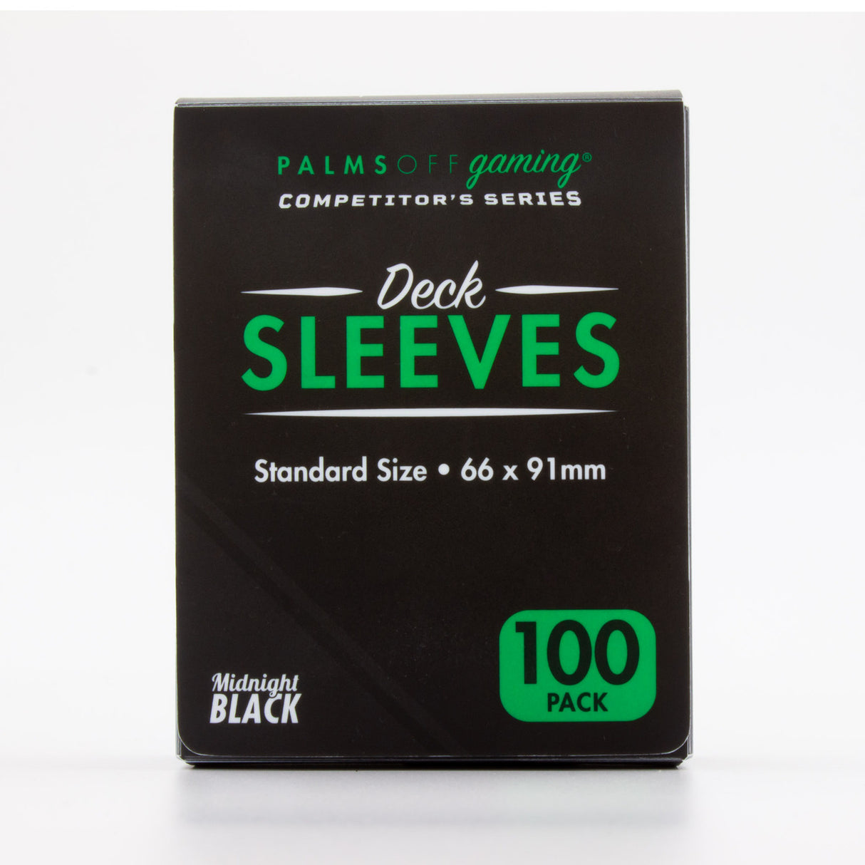 ミッドナイト ブラック - 競合他社シリーズ デッキ スリーブ 100 枚