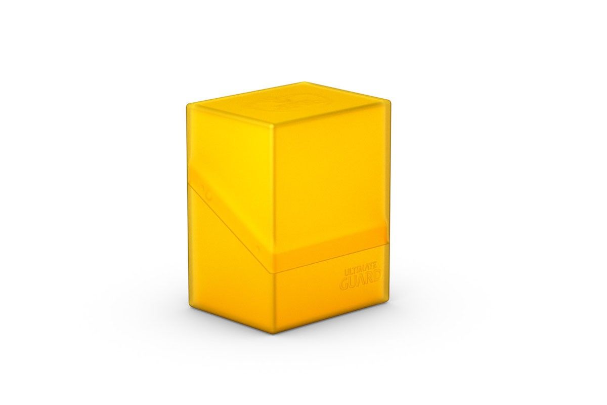Ultimate Guard ボルダー デッキケース 80+ スタンダードサイズ アンバー デッキボックス