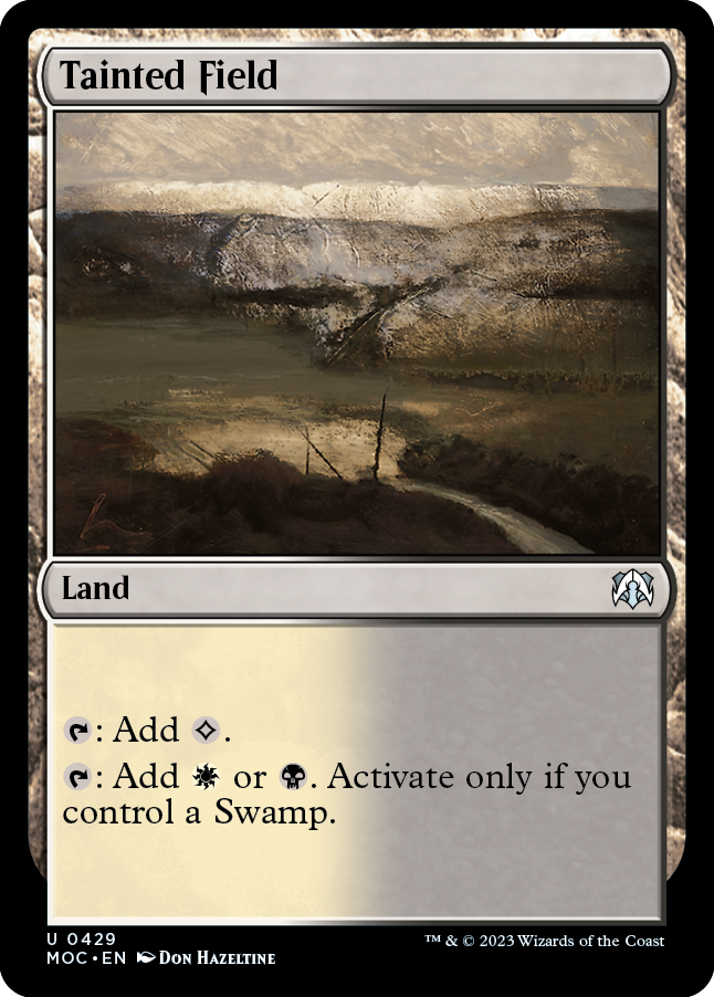 Tainted Field [March of the Machine Commander]