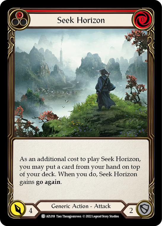 Seek Horizon (Red) [AZL018] (Outsiders Azalea Blitz Deck)