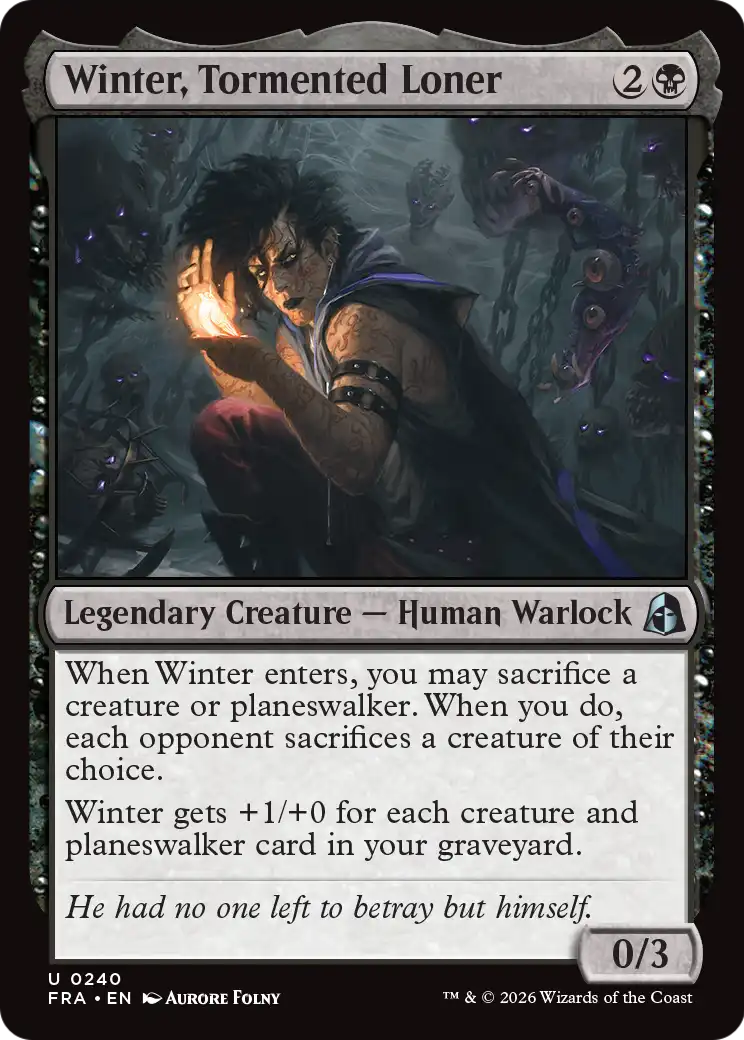 Winter, Tormented Loner [Reality Fracture]