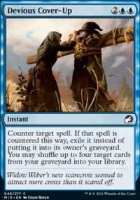 Devious Cover-Up - Innistrad: Midnight Hunt (Foil)