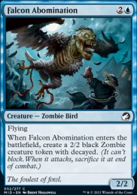 Falcon Abomination | Innistrad: Midnight Hunt (Kerajang)