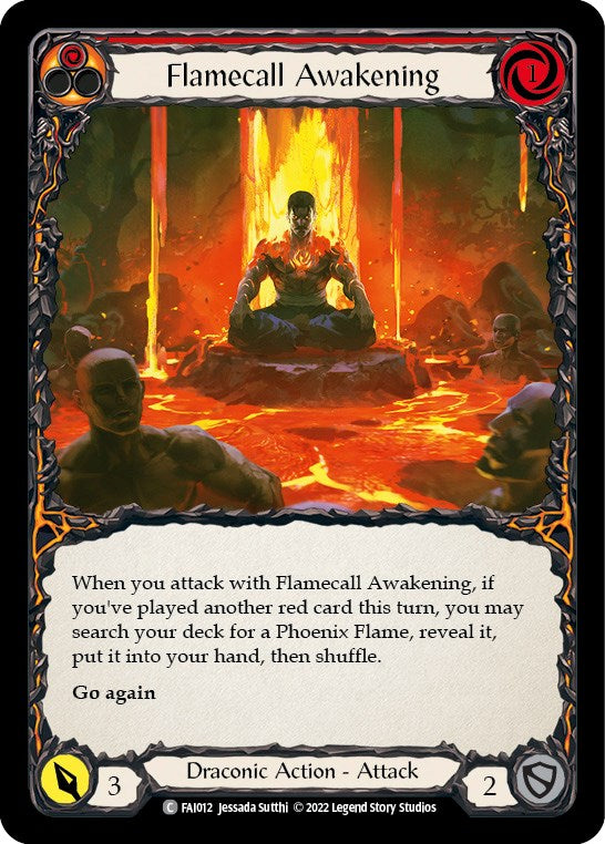 Flamecall Awakening [FAI012] (Uprising Fai Blitz Deck)