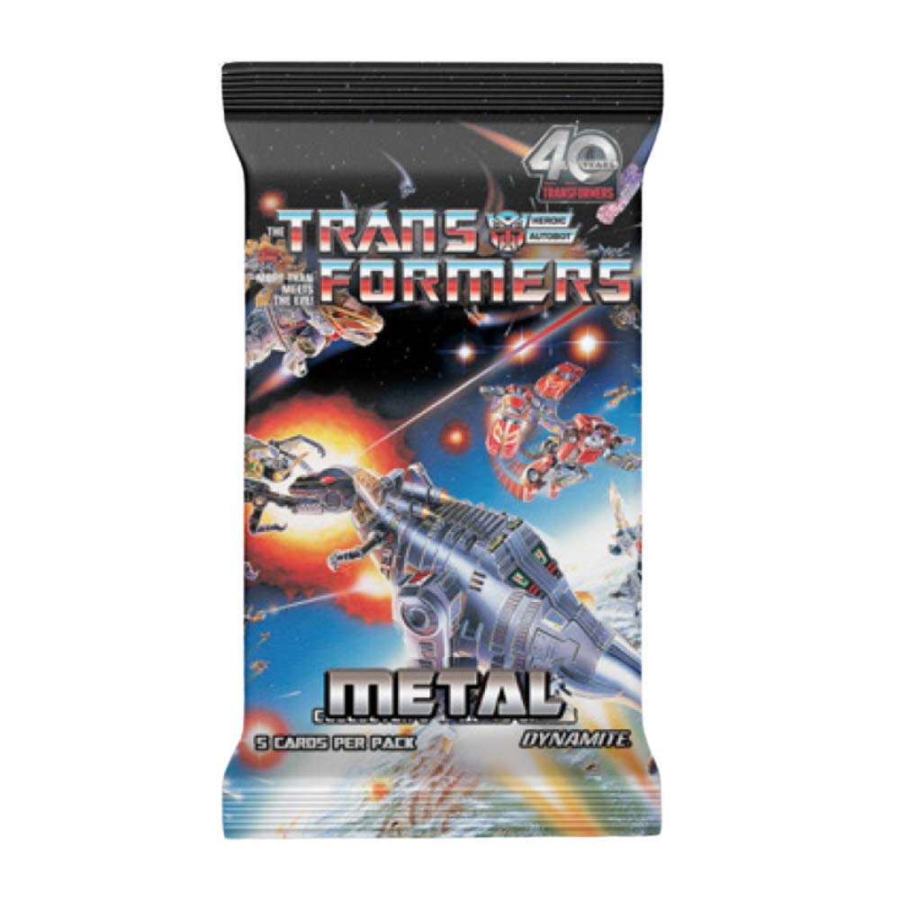 Transformers 40th Anniversary Metal Trading Cards Collector's Set Pack