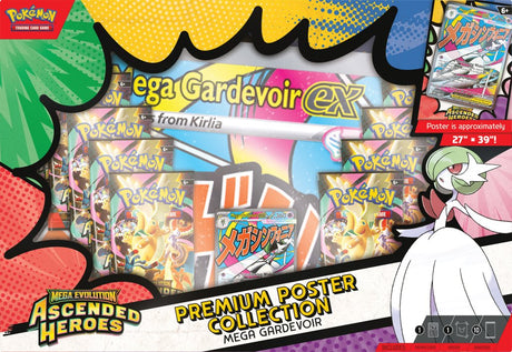 Pokémon TCG: Mega Evolution Premium Poster Collection - Mega Lucario or Mega Gardevoir