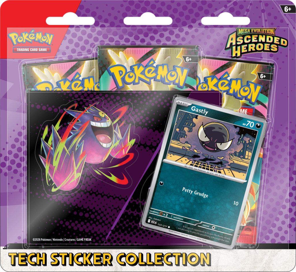 Pokémon TCG: Mega Evolution—Ascended Heroes Tech Sticker Collection