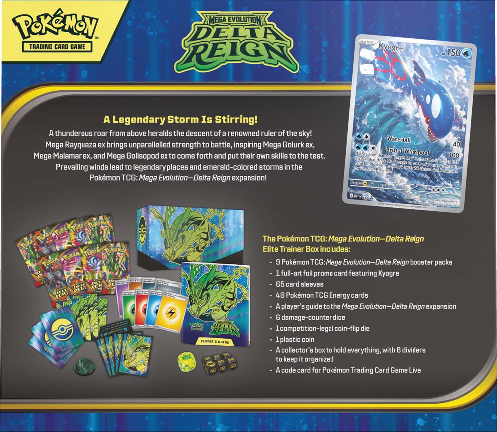 Pokémon TCG: Mega Evolution - Delta Reign Elite Trainer Box