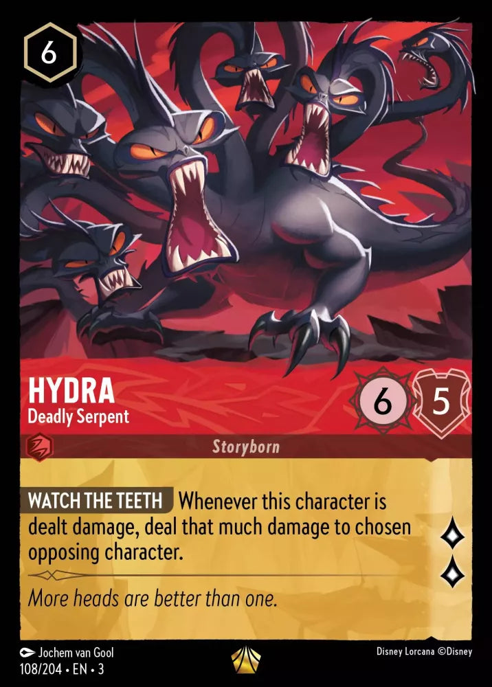 Hydra - Deadly Serpent (108/204) -  Into the Inklands