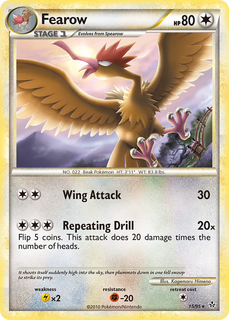 Fearow (15/95) [HeartGold & SoulSilver: Unleashed]