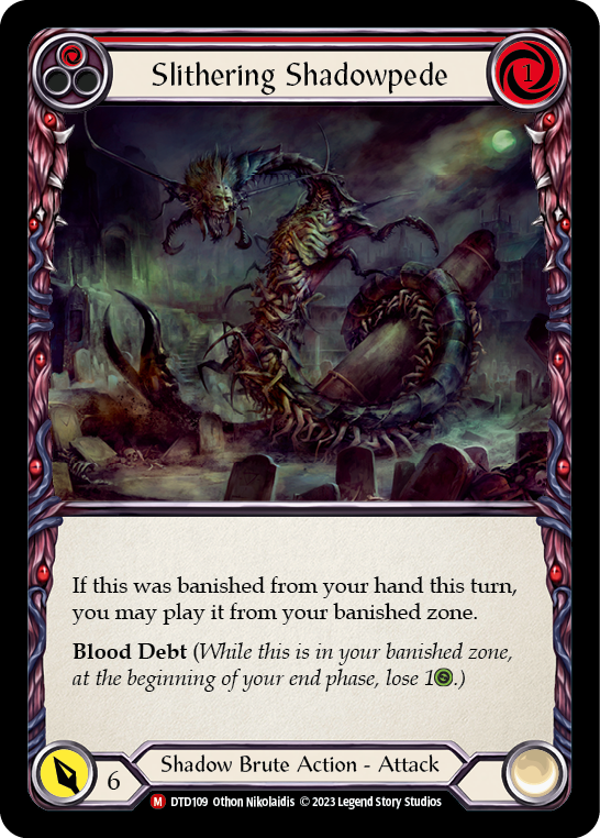 Slithering Shadowpede [DTD109] (Dusk Till Dawn)  Rainbow Foil