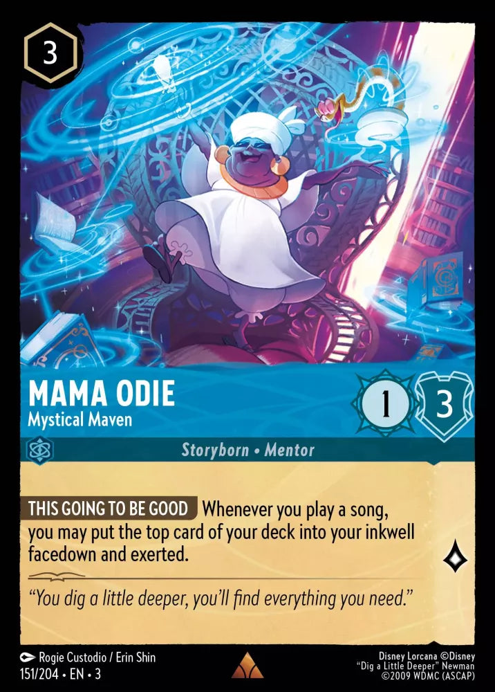 Mama Odie - Mystical Maven (151/204) -  Into the Inklands (Cold Foil)