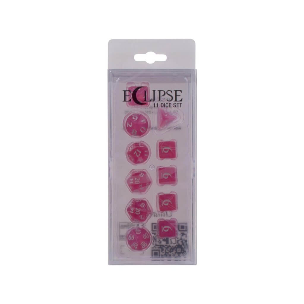 Ultra Pro Eclipse 11 Dice Set: Hot Pink