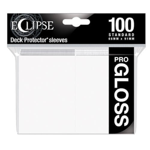 Ultra Pro Deck Protector Standard - Gloss 100ct White Eclipse