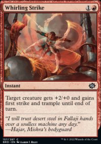 Whirling Strike - The Brothers' War (Foil)