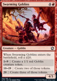 Swarming Goblins - Dungeons & Dragons: Adventures in the Forgotten Realms (Foil)