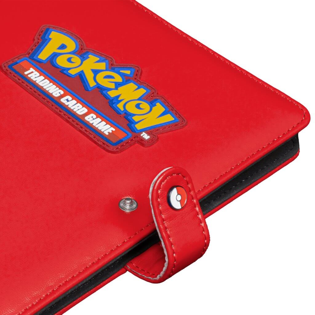 Ultra Pro Pokémon TCG: Premium Red Snap Binder - 4 Pocket