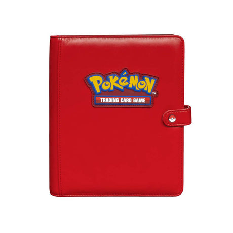 Ultra Pro Pokémon TCG: Premium Red Snap Binder - 4 Pocket