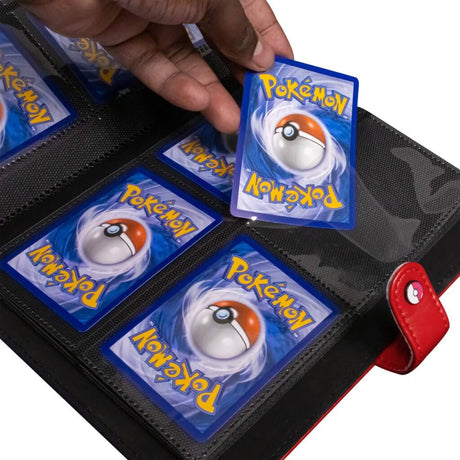 Ultra Pro Pokémon TCG: Premium Red Snap Binder - 4 Pocket