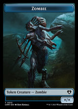 Bird // Zombie (0013) Double-Sided Token [Commander Masters Tokens]