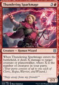 Thundering Sparkmage - Zendikar Rising (Foil)