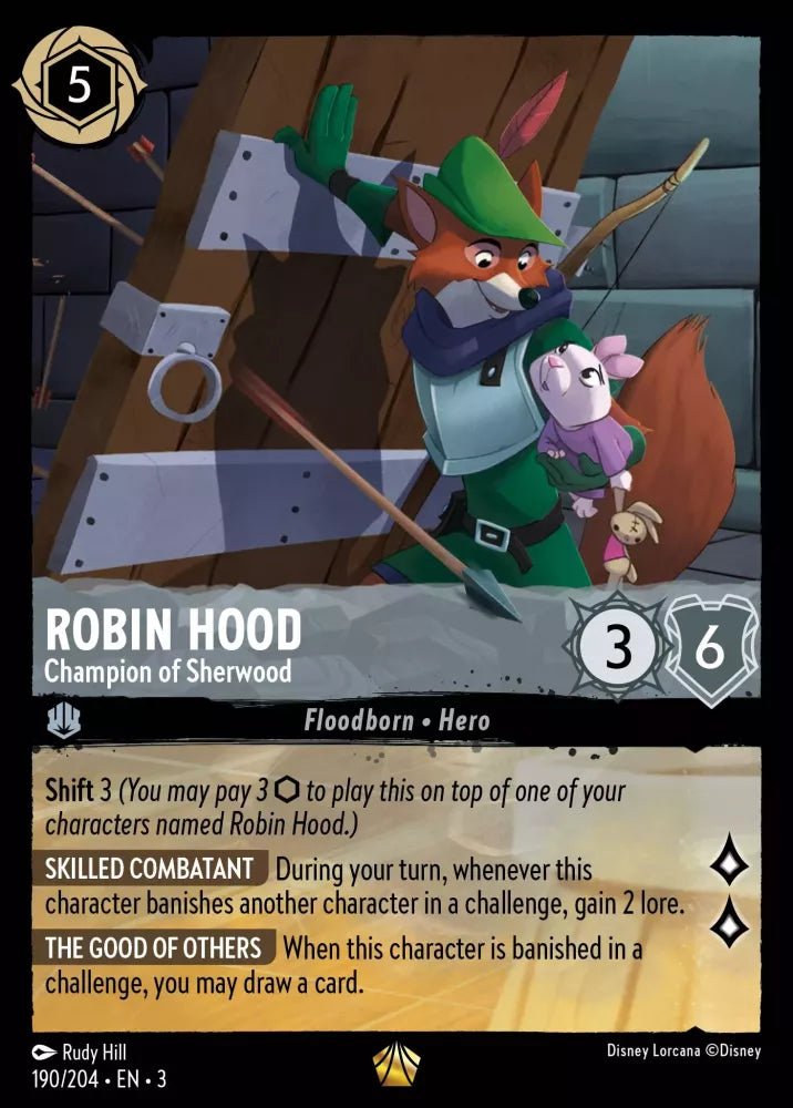 Robin Hood - Champion of Sherwood (190/204) -  Into the Inklands (Cold Foil)