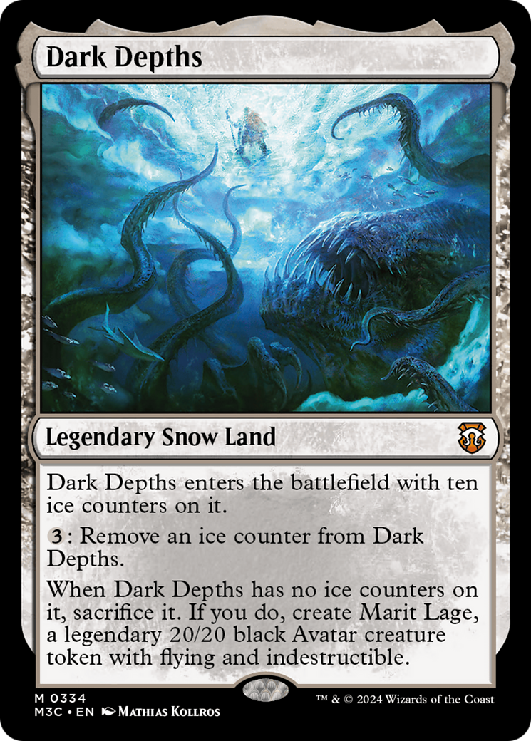 Dark Depths (Ripple Foil) [Modern Horizons 3 Commander]