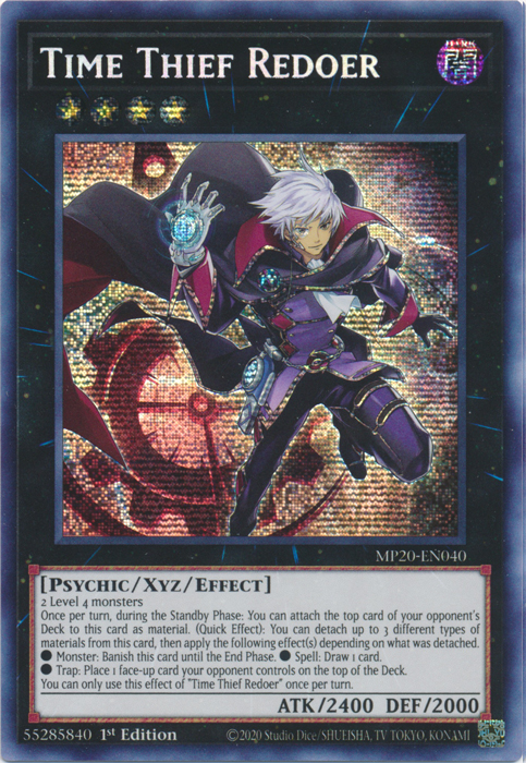 Time Thief Redoer [MP20-EN040] Prismatic Secret Rare